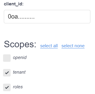 authorize form fields